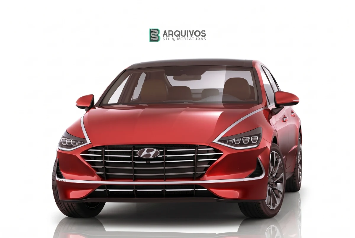 Modelo 3D STL - Hyundai Sonata 2020 — foto 4